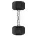 10lbs Hex Dumbbell Barbell Hex Black Dumbbells Free Weights with Metal Handles for Home Gym Lifting Weights for Women Men