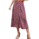 HSMQHJWE Pleated Tennis Skort Insulated Skirt Women S Short Skirt High Waist Skirt Printed Red Skirt Floral Skirt Girls Skirt Size 8-10