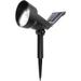 Moonrays Black SMD LED 30-Lumen Solar Spotlight with Hinged Panel Pack of 12