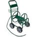 Polar Aurora Garden Heavy Duty Water Hose Reel Cart Industrial Hose Reel Cart Holds 300FT of 5/8 Hose Capacity with 4 Wheels Basket for Garden & Yard