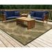 Liora Manne Carmel Fronds Indoor Outdoor Area Rug Green