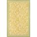 Momeni Under A Indoor/Outdoor Floral Flowers & Plants Area Rugs Yellow