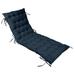 Vargottam Rocking Chair Sofa Cushion With Ties Chaise Recliner Quilted Thick Padded Seat Cushions Recliner Garden Outdoor Terrace Bench Cushion 74 x 23 inches Blue