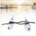 Fichiouy 2Pcs Kayak Outrigger Kayak Water Stabilizer PVC Inflatable Pontoon Tube Kit White