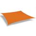 Sun Shade Sail Orange Rectangle Patio Canopy UV Block Waterproof Polyester Canopy for Patio Awning Garden Backyard Playground Lawn Sand Outdoor Activities