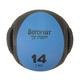 Aeromat Dual Grip Power Med Ball 9 in. Dia. 14 LB Black- Blue