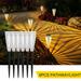 Bright Pathway Light Low Voltage Dusk to Dawn Solar Yard Light Outdoor Led Path Lights for Garden Lawn Decorative Sidewalk Lights