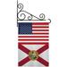 States Us Florida Garden Flag Set Regional 13 X18.5 Double-Sided Decorative Vertical Flags House Decoration Small Banner Yard Gift