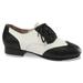 Danshuz Women s Applause Tap White Oxfords 11 W