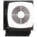 Broan-Nutone 509S Through-the-Wall Ventilation Fan White Square Exhaust Fan 6.5 Sones 180 CFM 8