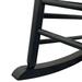 Dcenta BALCONY PORCH ADULT ROCKING CHAIR - BLACK