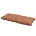 Vargottam Indoor/Outdoor Bench CushionWater Resistant Tufted Patio Seating Lounger Bench Swing Cushion-48 L x 18 W x 5 H- Dusty Peach