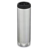 Klean Kanteen TKWide Insulated Coffee Tumbler with CafÃ© Cap - Stainless Steel Coffee Tumbler - 20 Oz Brushed Stainless