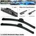 Erasior 20 in & 19 in Windshield Wiper Blades Fit For Mitsubishi Diamante 1994 20 &19 Premium For Car Front Window J U HOOK Wiper Arm (Pack of 2) ER6425LA