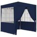 vidaXL Professional Party Tent with Side Walls 8.2 x8.2 Blue 90 g/mè„—è™� 48519