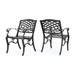 Sarasota Aluminum Patio Dining Arm Chair - Set of 2