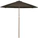 Northlight 8.5ft Outdoor Patio Market Umbrella with Wooden Pole Brown