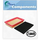 2-Pack Compatible with Ariens 21543500 Air Filter and Pre Cleaner - Compatible with Ariens 1408301-S1 Filter & Pre-Filter