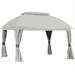 Garden Winds Replacement Canopy Top Cover for the Domed Gazebo - Slate Gray