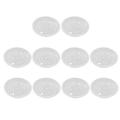 Plant Pot Tray Plant Pot Saucer 10PCS Round Transparent Plant Pot Saucer Trays for indoor and outdoor Garden Office Succulent Potted Plant Flower