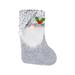 XINHUADSH Christmas Stocking Sequins Hat Santa Claus/Faceless Gnome White Whiskers/Braid Cute Reusable Scene Layout Delicate Hanging Xmas Tree Gift Bag Pendant Party Favors