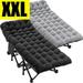 ABORON 2 Packs Oversized XXL Folding Camping Cot with 2 Sided Mattress & Carry Bag Folding Sleeping Cot for Adults Folding Cots Bed 880LBS(Max Load)