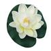 Arealer 7 Inch Artificial Lotus Flowers Water Ponds Foam Lotus Fake Lily Pad Pool Home Pond Fish Tank Decoration Plants