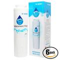 6-Pack Replacement for Maytag MSD2651HES Refrigerator Water Filter - Compatible with Maytag UKF8001 Fridge Water Filter Cartridge - Denali Pure Brand