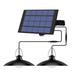 Solar Powered Pendants Light with Adjustable Panel Auto ON/OFF Lighting Sensor IP65 Water-resistant Hanging Lamp for Outdoor/Indoor Garden Patio Yard Storage