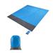 Rinhoo Outdoor Waterproof Mat Camping Picnicking Ground Mat Portable Tent Floor Blanket Carpet Sapphire Grey