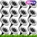 Solar Ground Lights - 8 LED Solar Garden Lights Outdoor Waterproof Sidewalk Disk Lights Solar Powered Landscape Lighting for Lawn Patio Pathway Yard Deck Walkway Flood Lights (16 Pack White)