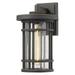 1 Light Outdoor Wall Mount In Craftsman Style 8 Inches Wide By 13.5 Inches High-Oil Rubbed Bronze Finish Z-Lite 570M-Orb