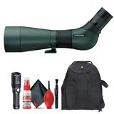 Swarovski ATS-80 HD Spotting Scope (Angled Viewing Eyepiece Required Arca-Swiss Shoe) + Padded Backpack + Flashlight + Cleaning Kit