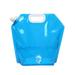 1Pc Outdoor Water Bag Tourism Sports Bucket Collapsible Camping Water Bag Blue 5L