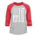Shop4Ever Men s Mechanic Tool American Flag USA Raglan Baseball Shirt Large Heather Grey/Red