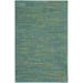 Noursion Essentials Solid Contemporary Blue Green 2 x 4 Area Rug (2 x 4 )