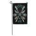 KDAGR Tribal Arrows Feathers and Text Black Antique Young Wild Free Garden Flag Decorative Flag House Banner 28x40 inch