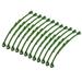 Stake Arms For Tomato Cage Stake Arms Lightweight Adjustable Expandable Trellis Connectors For Climbing Plants Green 12PCS