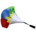 NUOLUX Colorful Football Resistance Parachute Strength Training Physical Fitness Umbrella Running Equipment Athletic Strength Umbrella for Kids Sports Supplies