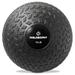 Philosophy Gym Slam Ball 10 LB - Weighted Fitness Medicine Ball with Easy Grip Tread