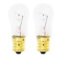 2-Pack Replacement Light Bulb for General Electric GSE22KEWJFSS Refrigerator - Compatible General Electric WR02X12208 Light Bulb