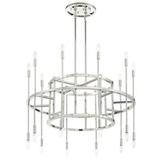 20 Light 2-Tier Chandelier in Traditional and Contemporary Style 40 inches Wide By 25 inches High Bailey Street Home 49-Bel-4444255