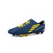 SIMANLAN Men Sports Athletic Light Outdoor Wide Width Football Soccer Cleats Shoes Kids Girls Boys Blue Long Cleats 7Y