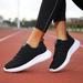 Women Shoes Breathable Sneakers Breathable Non Slip Soft Sole Sneakers Mesh Sneakers Tennis Walking Breathable Sneakers Fashion Sneakers Black 8.5