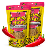 Macaroni and Cheese with Hatch Red Chile + Cheddar Cheese + Garlic by FishSki Provisions 6 oz bags 2 pack