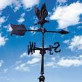 Black Eagle Accent Weathervane for Garden Backyard Patio and Outdoors