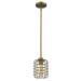 Acclaim Lighting In21331 Lynden 1 Light 6 Wide Cage Mini Pendant