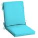 Arden Selections Outdoor Dining Chair Cushion 20 x 20 Pool Blue Leala