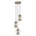 3 Light Pendant With Vintage Industrial Inspirations 11.75 Inches Tall By 17.25 Inches Wide Kichler Lighting 44103Ap