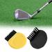 MyBeauty 5Pcs Golf Club Brush Multi-functional Debris Removal Pocket Sized Irons Balls Shoes Spike Golf Pocket Brushes for Outdoor Red